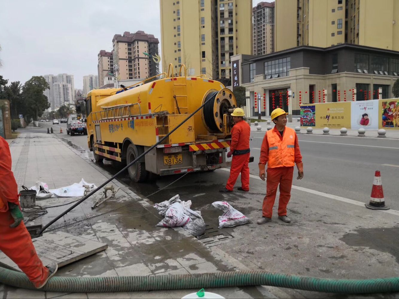 泸水排污管道清淤-管道清洗
