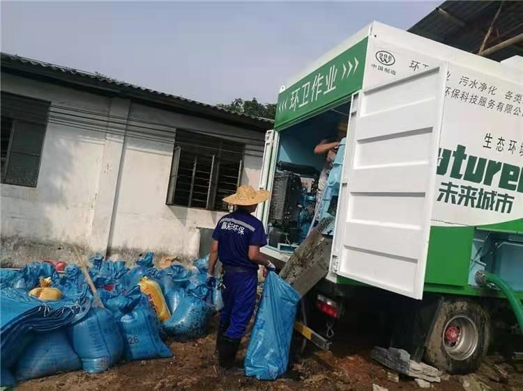 泸水工业污泥压干处理